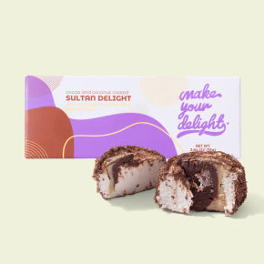 Chocolate & Hazelnut Cream Filled Lokum